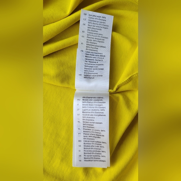 COS Yellow Long Sleeve Shirt - Picture 7 of 13